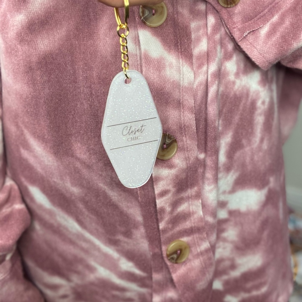 Tie Dye Fleece Button Up - Picture 2 of 4